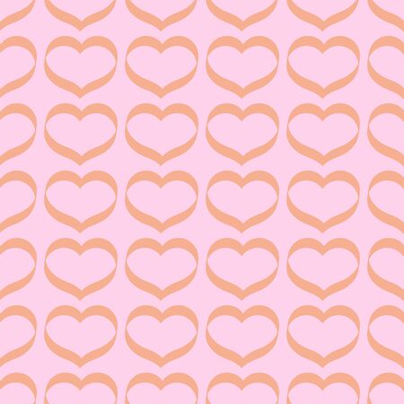 pattern with hearts on a pink backgroundの写真素材
