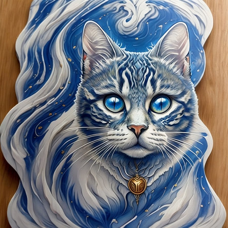 Kitty. The cat is fabulous.の素材