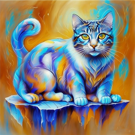 Kitty. The cat is fabulous.の素材