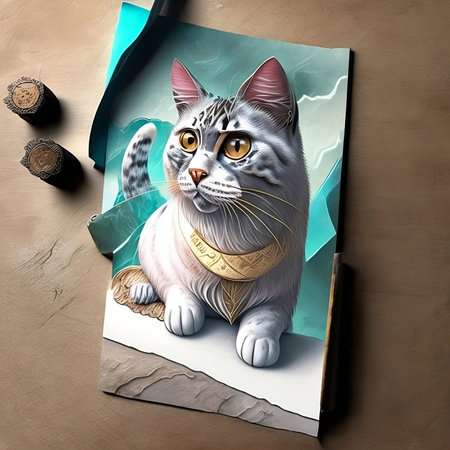 Kitty. The cat is fabulous.の素材