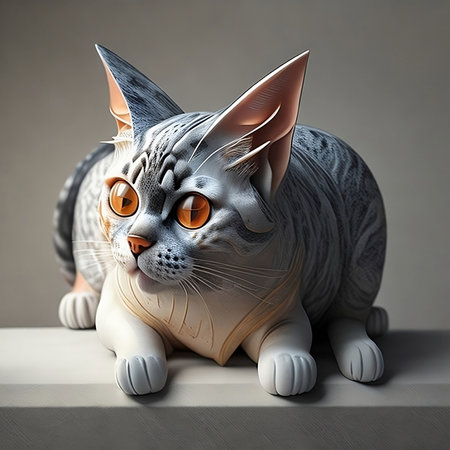 Kitty. The cat is fabulous.の素材