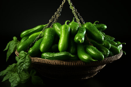 Urban balcony gardening innovative cucumber planters for creative cultivation solutions.の素材