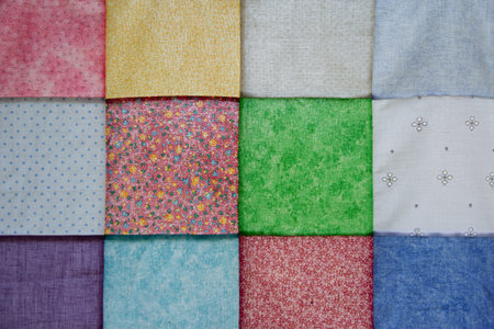 Colorful patchwork background