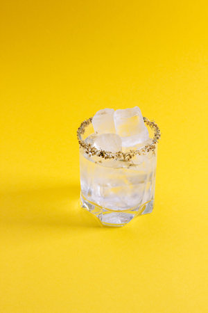 Chilled water with the taste of elderflower. Healthy drink conceptの写真素材