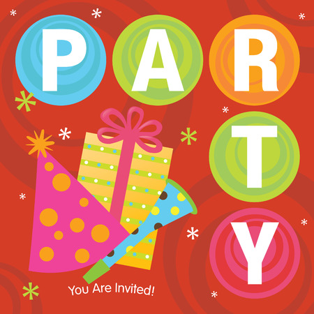 Party Invitationのイラスト素材