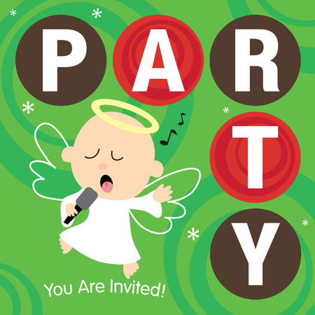 Christmas Party Inviteのイラスト素材