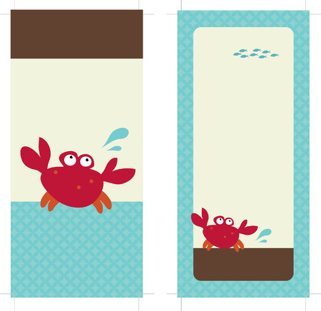4x9 Rack Card Brochure Templateのイラスト素材