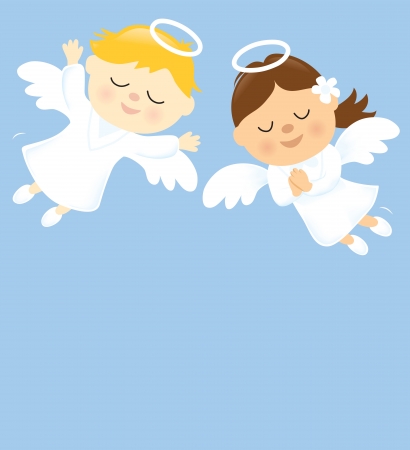 Two Angelsのイラスト素材