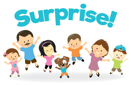 Surprise!のイラスト素材
