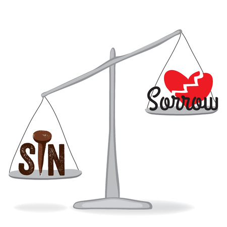 Sin weighs more sorrowのイラスト素材