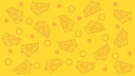 Cheese pattern. seamless background. Vector illustration.のイラスト素材