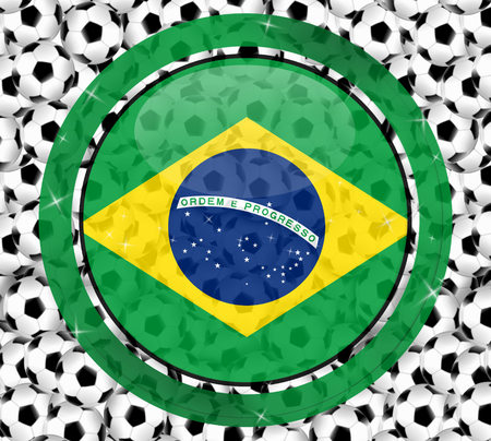 Brazil Soccer Designの写真素材
