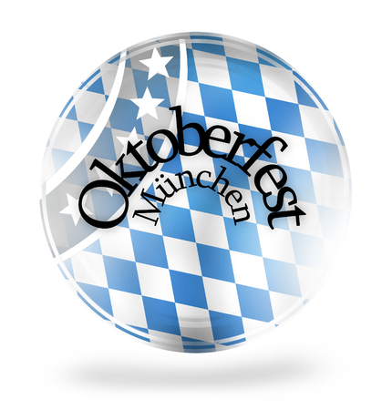 bavaria Oktoberfest Icon Buttonの写真素材