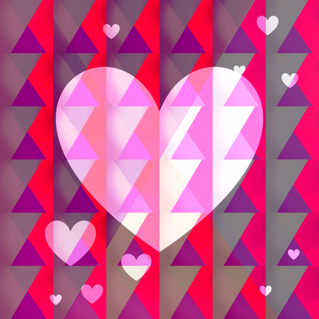 Abstract Heart Designの写真素材