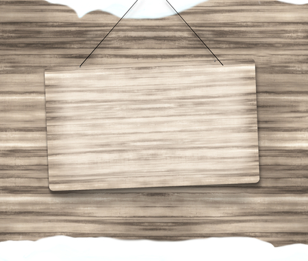 Blank Wood Signの写真素材