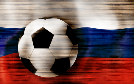 2018 Russia Flag Designの写真素材