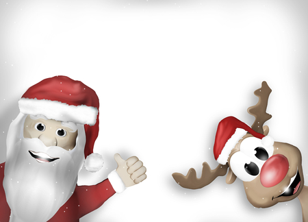 Santa CHristmas Designの写真素材