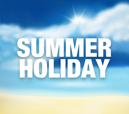 Summer Holiday sunny skyの写真素材