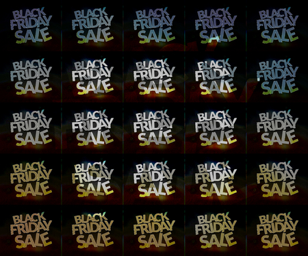 Black Fridayの写真素材