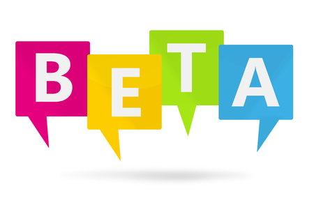 BETA iconsの写真素材