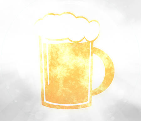 beer glassの写真素材