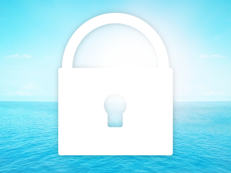 Sunny Day Oceanの写真素材