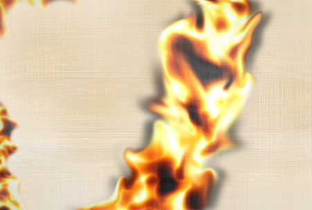 Fire paper textureの写真素材