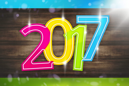 2017 3D bold colorfull font design