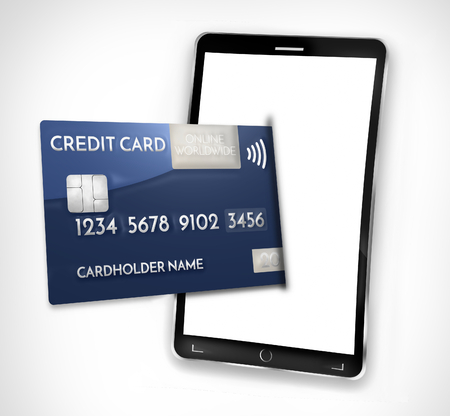 mobile phone 3d render graphicの写真素材