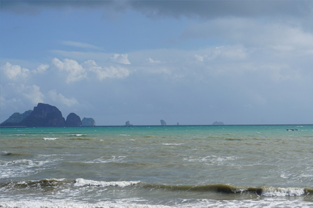 Krabi Ao Nang Beach Thailandの写真素材