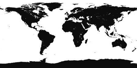 world map black color. elements of this image furnishedの写真素材