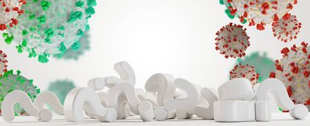 virus cell symbolic image 3d-illustrationの写真素材