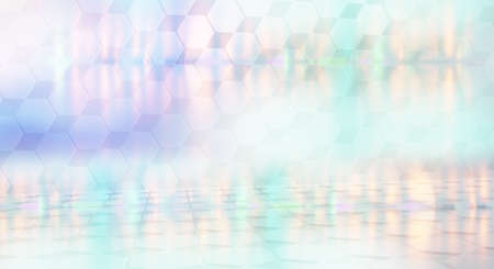 creative artistic lights background 3d illustration