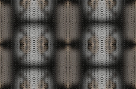 hexagonal grid metallic dark modern background 3d illustration