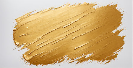 abstract golden paint splashes with textureの素材
