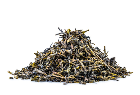 Dry Tea isolated on white. Ceylon teaの写真素材