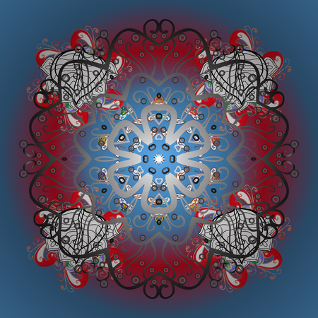 Magic holiday abstract background with star and falling snowflakes. Christmas s. Magic holiday abstract background with star and falling snowflakes. Christmas s.