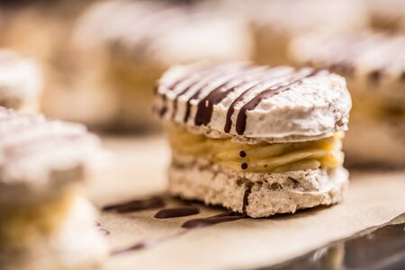 Traditional slovak and czech christmas pastry laskonky.の写真素材
