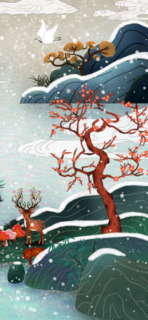 Chinese style elementsの写真素材