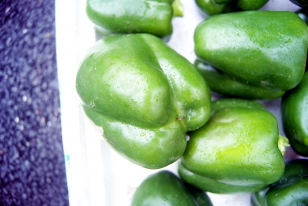 Green pepper の写真素材