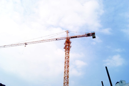Building crane tower のeditorial素材