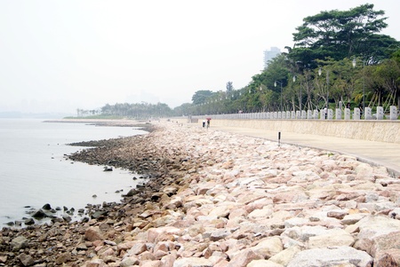 Shenzhen bay park, China の写真素材