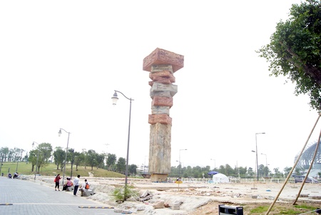 Shenzhen bay park, China のeditorial素材