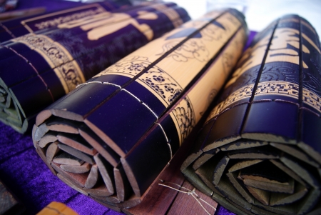 Jane, bamboo manufacturing, ancient Chinese used to write or print carrier のeditorial素材