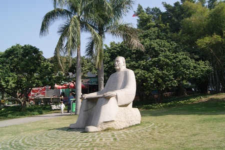 Sculpture on the lawnのeditorial素材