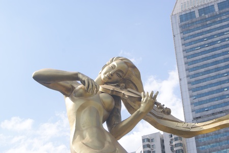 Urban landscape sculpture