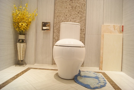 Modern washroom interiorのeditorial素材