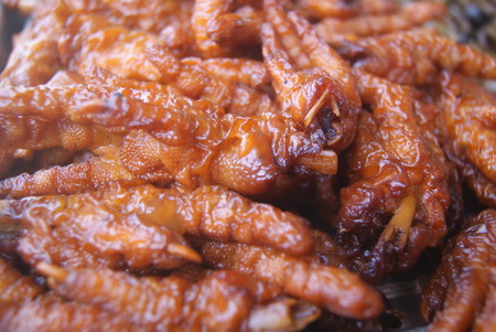 Chicken feetの写真素材