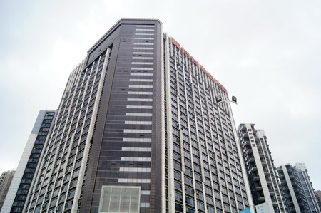 Low angele view of buildingのeditorial素材