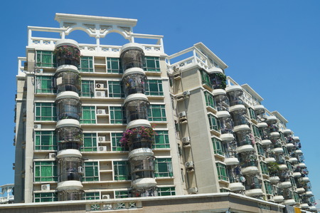 Residential buildings in Shenzhen, Chinaのeditorial素材